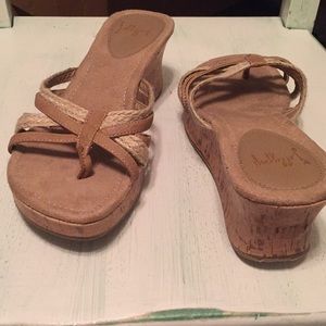 Never worn jellypop wedge flip flop